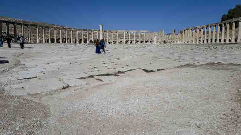 223 - Jordania - Jerash - Foro o plaza Ovalada